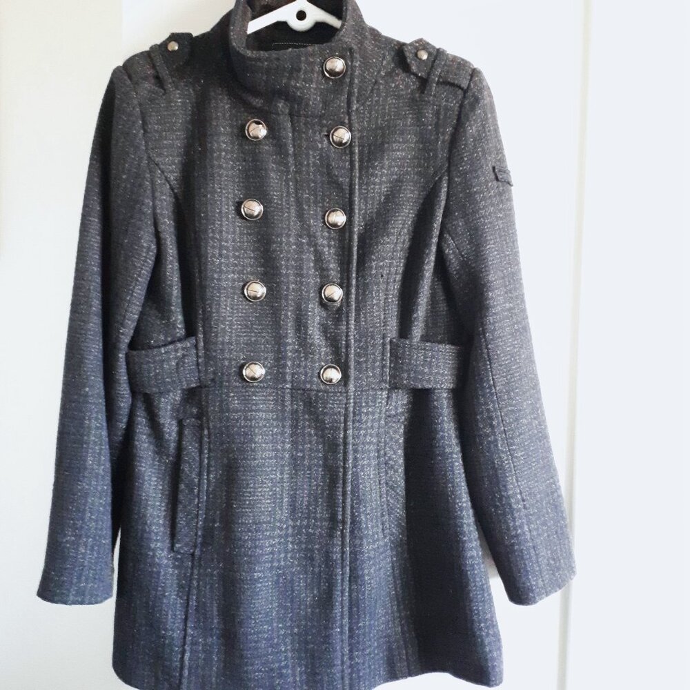 Buffalo Wool Blend Double Breasted Coat